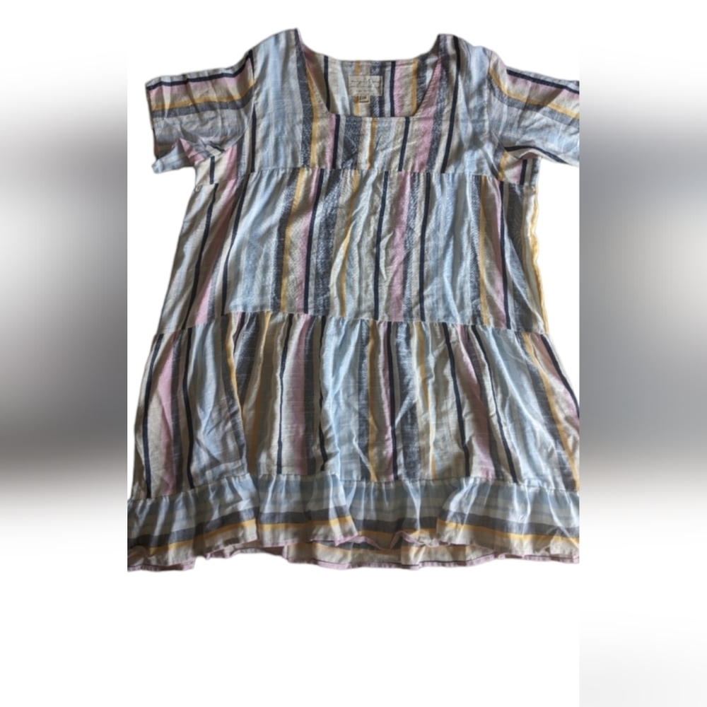EVY'S TREE The Briar Multicolor Stripe tunic dress - Picture 2 of 6